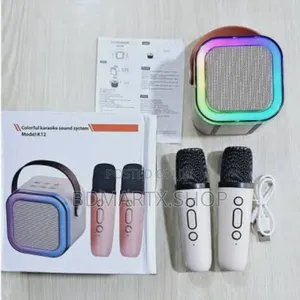 Photo - RGB Karaoke Bluetooth Speaker With Two Microphone