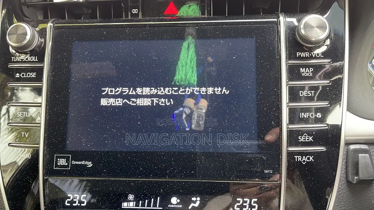 Toyota Harrier JBL Greenedge Map Navigation Sd Card