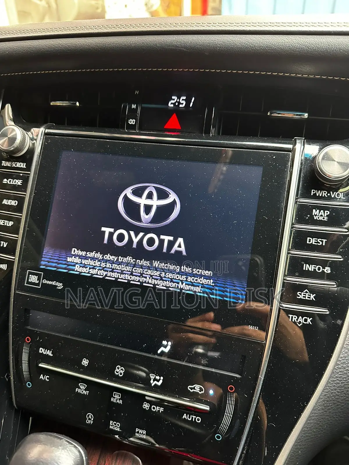 Toyota Harrier JBL Greenedge Map Navigation Sd Card