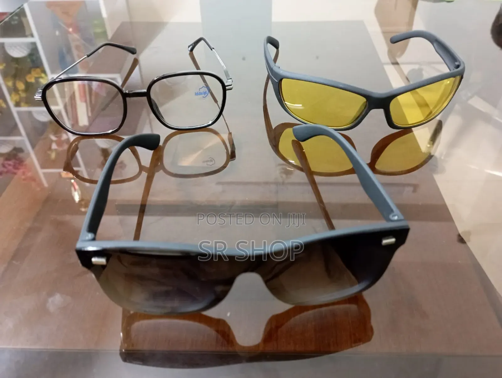 3 Glasses Combo Package - Stylish White Glasses 3 in One