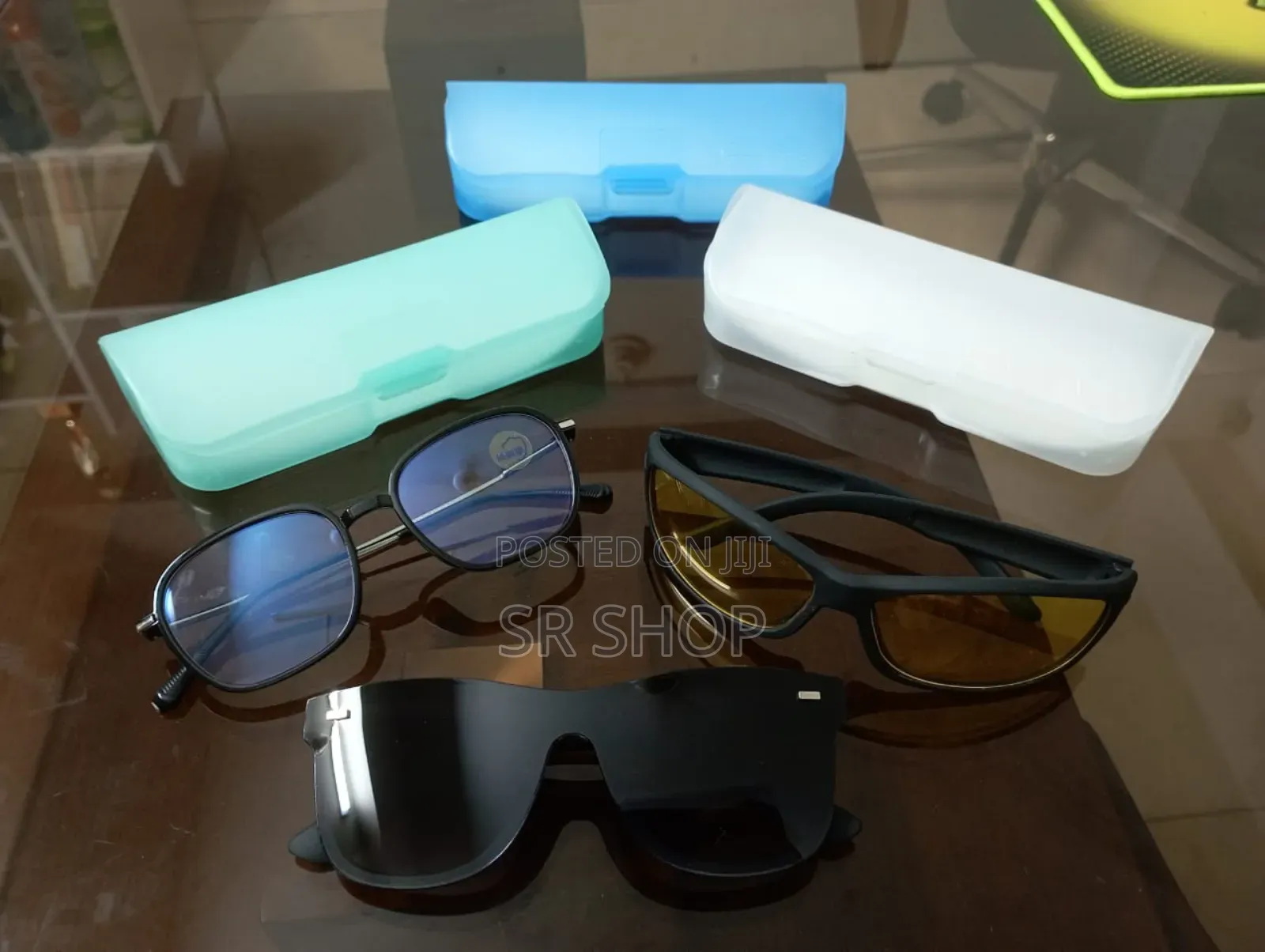 3 Glasses Combo Package - Stylish White Glasses 3 in One