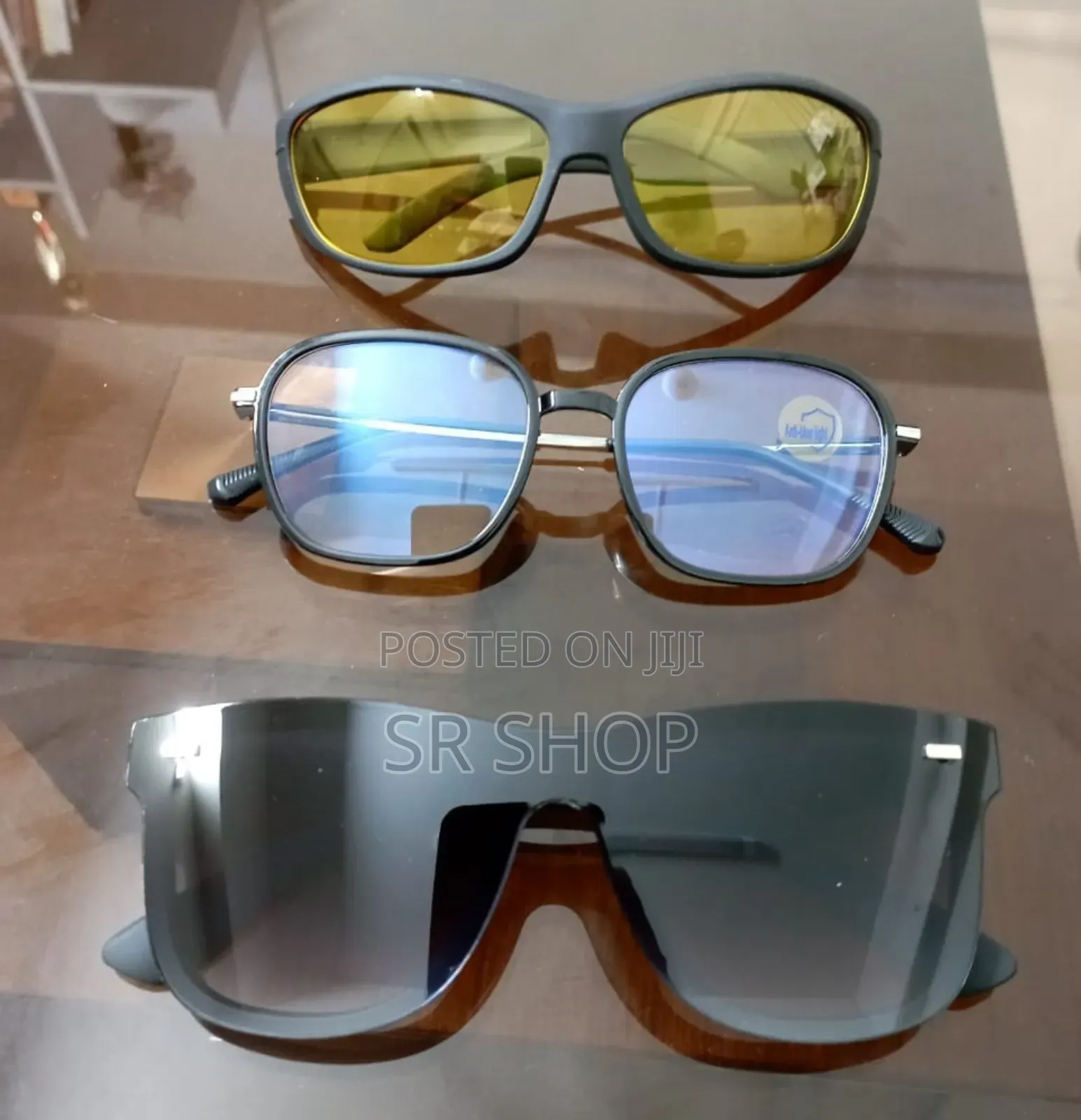 3 Glasses Combo Package - Stylish White Glasses 3 in One