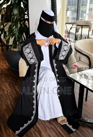 Photo - Abaya Borka কটি + ( ইনার ফুল হাতার)+ হিজাব