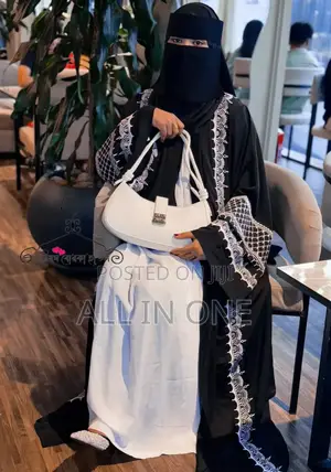 Abaya Borka কটি + ( ইনার ফুল হাতার)+ হিজাব