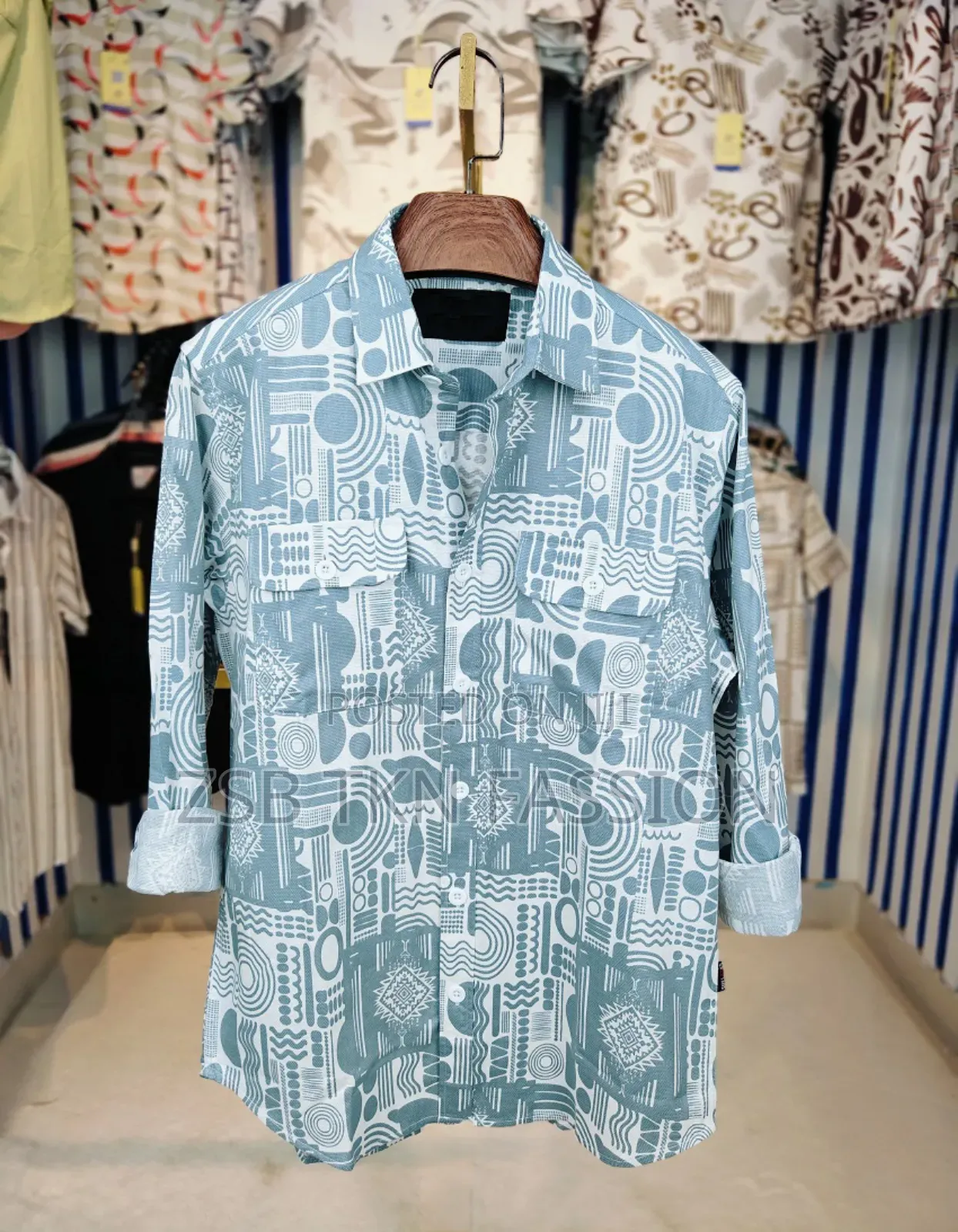 Premium Double Pocket Shirt High Quality FJG Duhgh