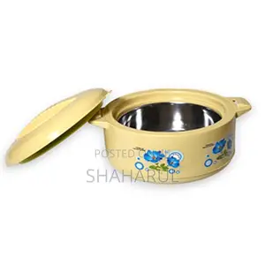 H S Hot Pot Supper ( Full Plastic)- 1200 Ml Multi Colour