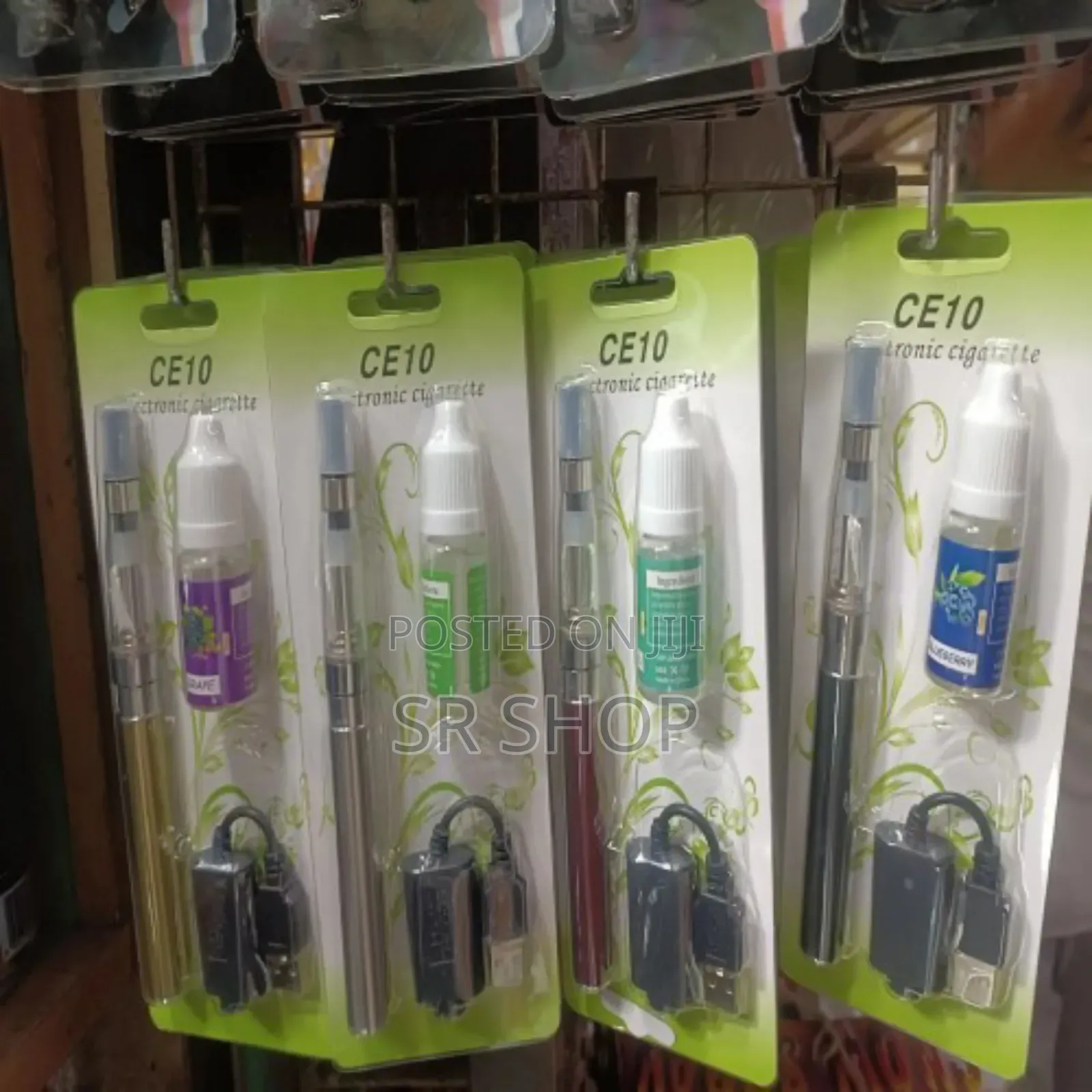 Ce10 Slim Stylish Vap Sigaret Set With Liquid Charger Cable Cigarette