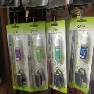 Ce10 Slim Stylish Vap Sigaret Set With Liquid Charger Cable Cigarette