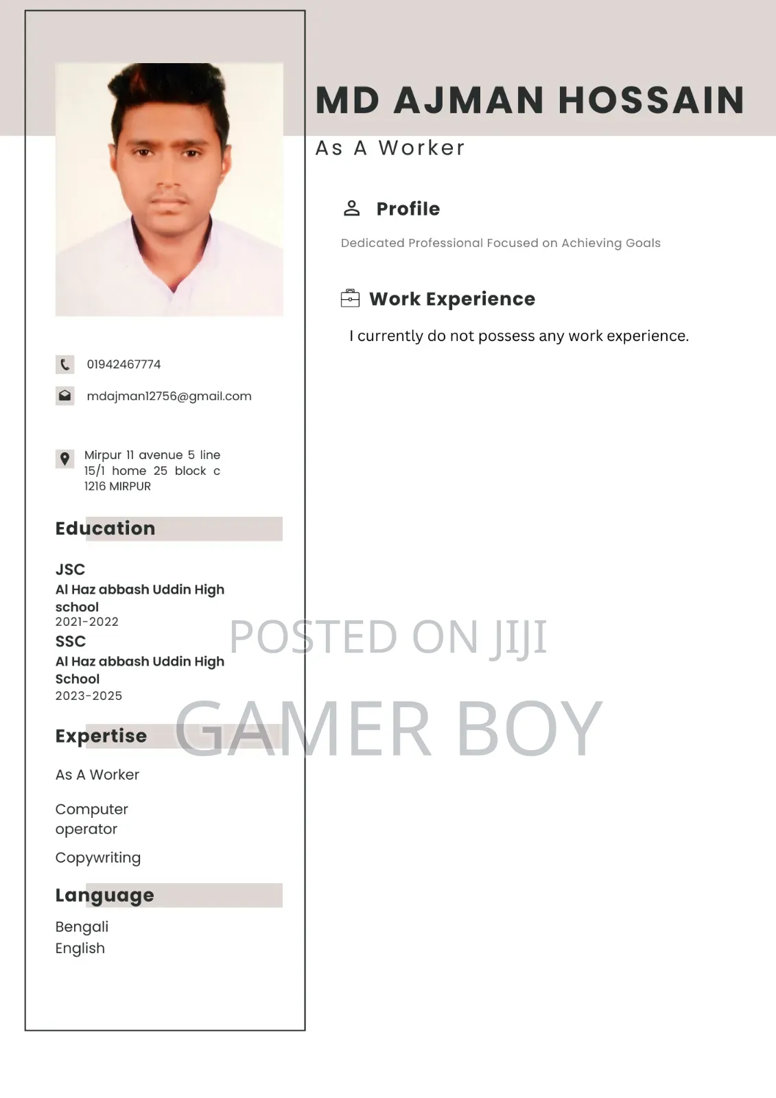 Cv Maker I Made Cv for You