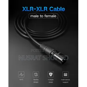 Photo - Ugreen Av130 (20714) Cannon XLR Male to Female Extension Cable - 10m