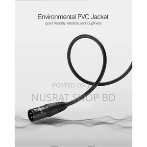 Ugreen Av130 (20714) Cannon XLR Male to Female Extension Cable - 10m