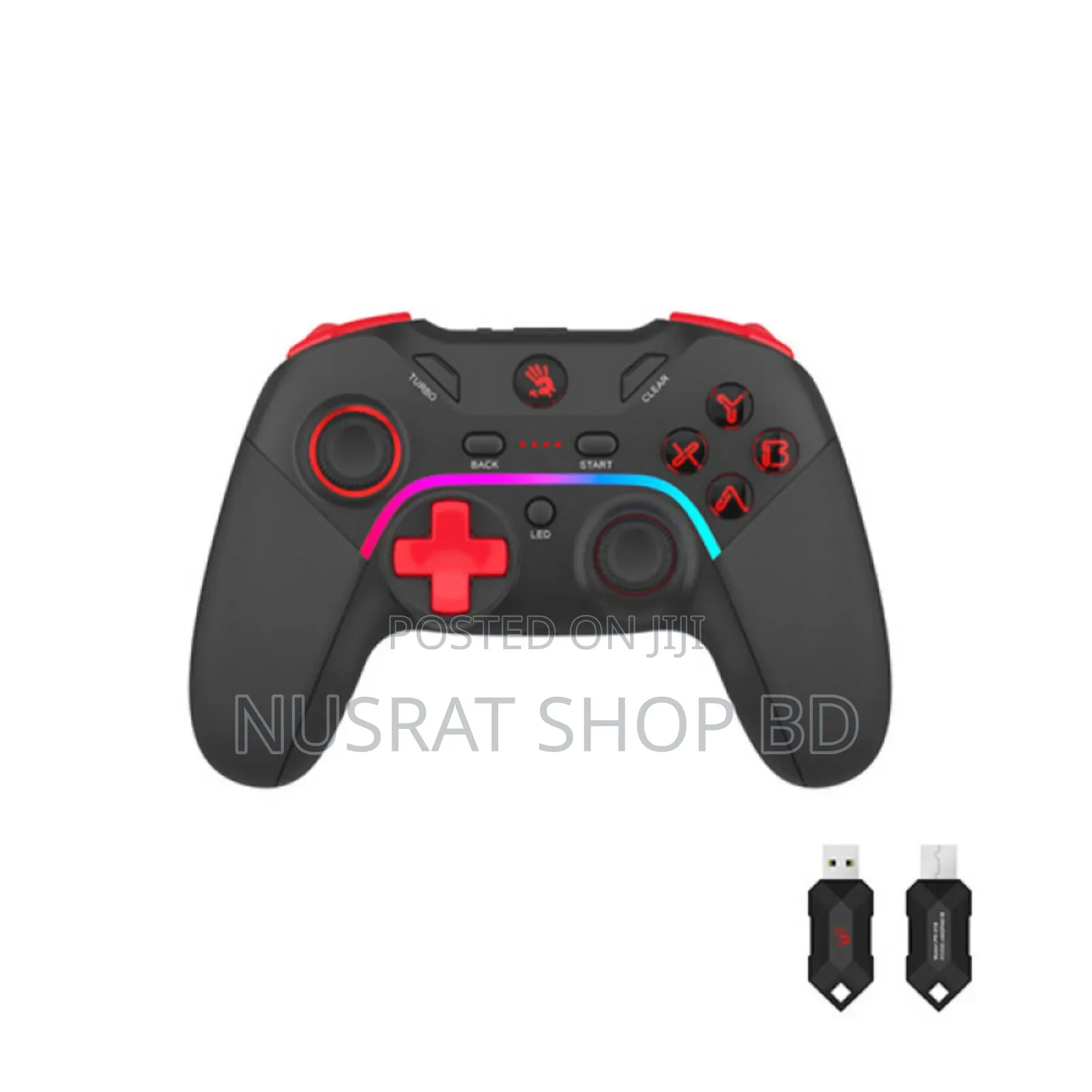 A4tech Bloody Gpw70 2.4g Wireless RGB Gaming Controller - Black