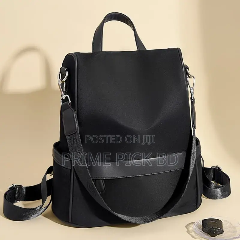 New Design Women Backpack Nylon Waterproof Anti-Theft Travel Bagpack