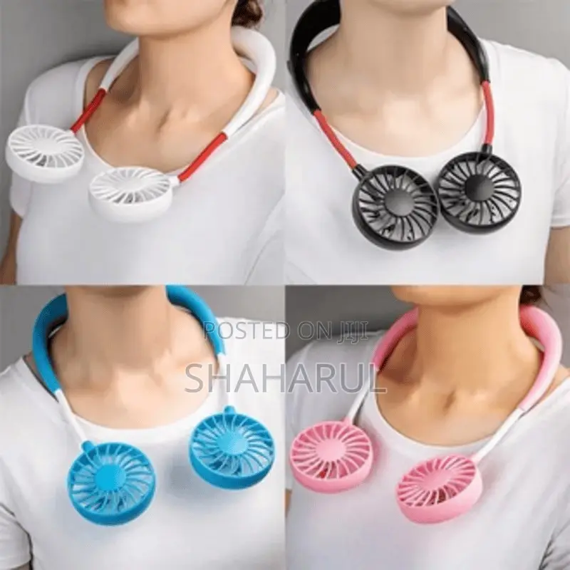 Neck Fan Portable 2000 Mah Rechargeable With Usb (Neck Fan )