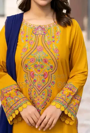 সিকোয়েন্স এমব্রয়ডারি থ্রি পিস Gjcy Fnuxg CTH