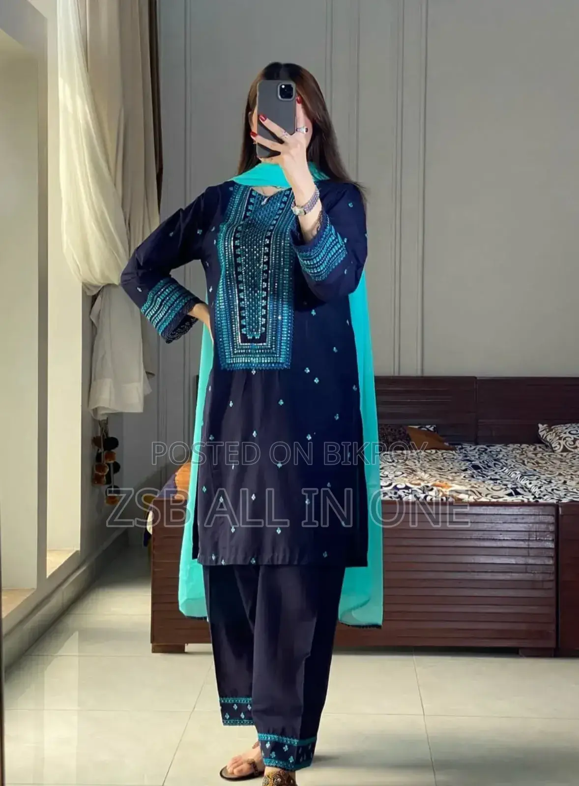 সিকোয়েন্স এমব্রয়ডারি থ্রি পিস Gjcy Fnuxg CTH