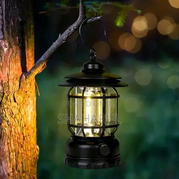 Portable Campaign Lantern Lamp