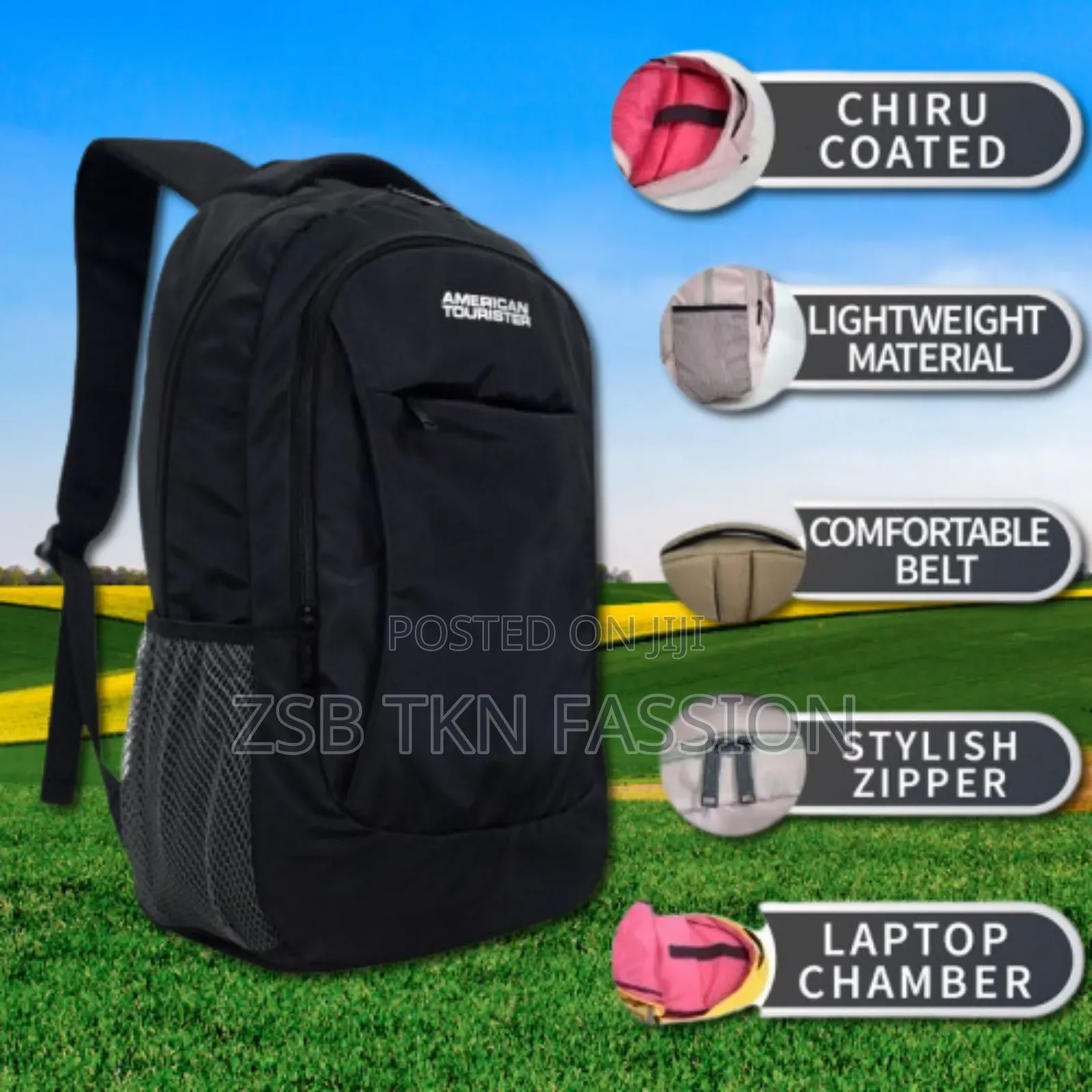 American Tourister Compact Backpack With Laptop Chamber 27l