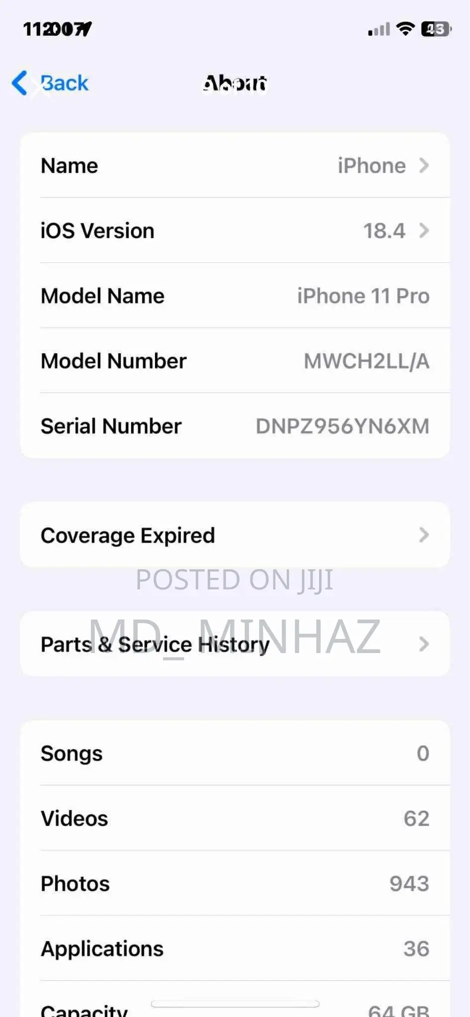 Apple iPhone 11 Pro 64 GB Green