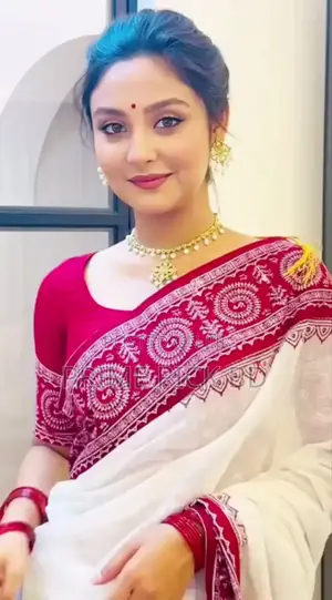 Skin Print Half Silk Sharee With Blouse Piece