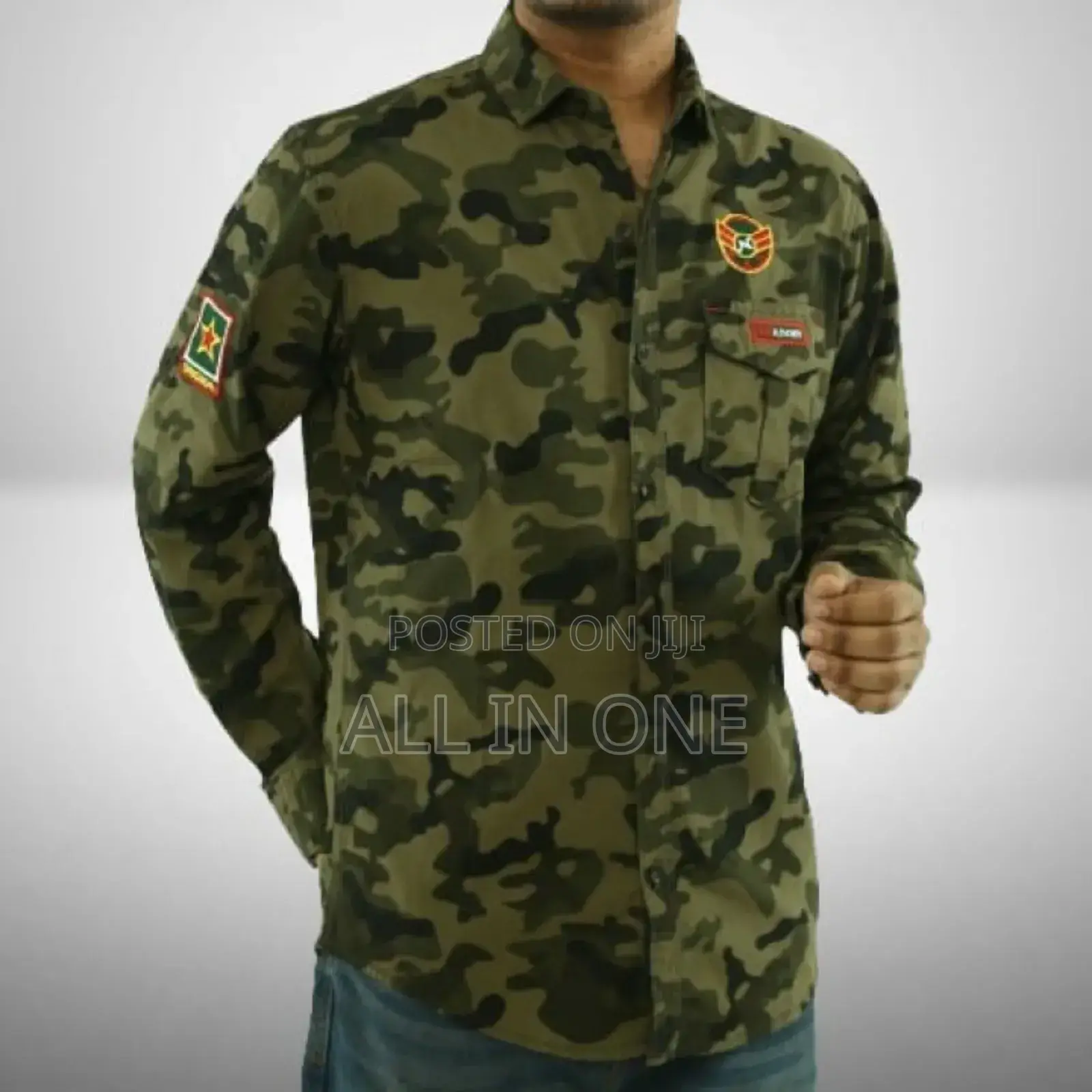 Premium Army Printed Stylish Shirt for Men,S