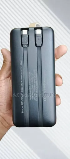  Regrsi Re-Pb401 Power Bank 40000mah বিশাল ক্ষমতার পোর্টেবল চার্জার