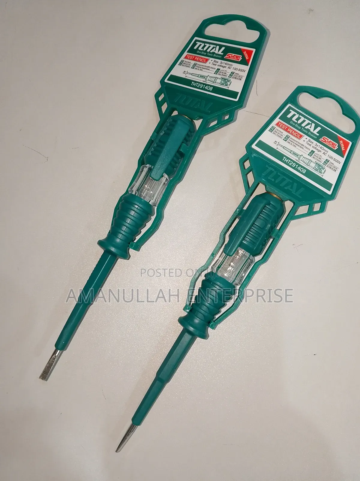 Total Test Pencil, Which Is a Voltage Tester Designed to Check Eletric