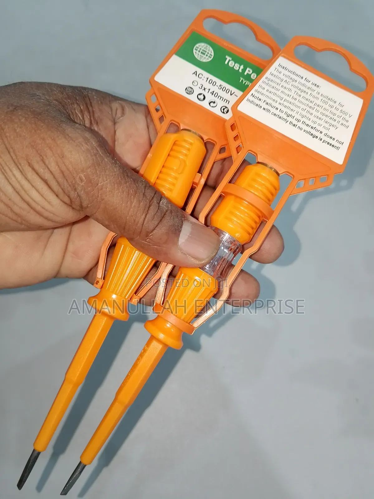 Colour Test Pencil, Which Is Voltage Tester Design to Check Electric