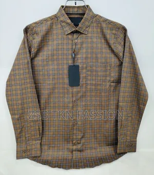 Photo - Pure Cotton Full Sleeve Check Shrit TGHG Dhuggg