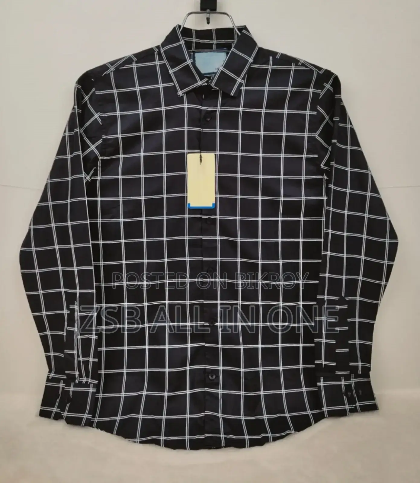 Pure Cotton Full Sleeve Check Shirt TGHG Dhuggg