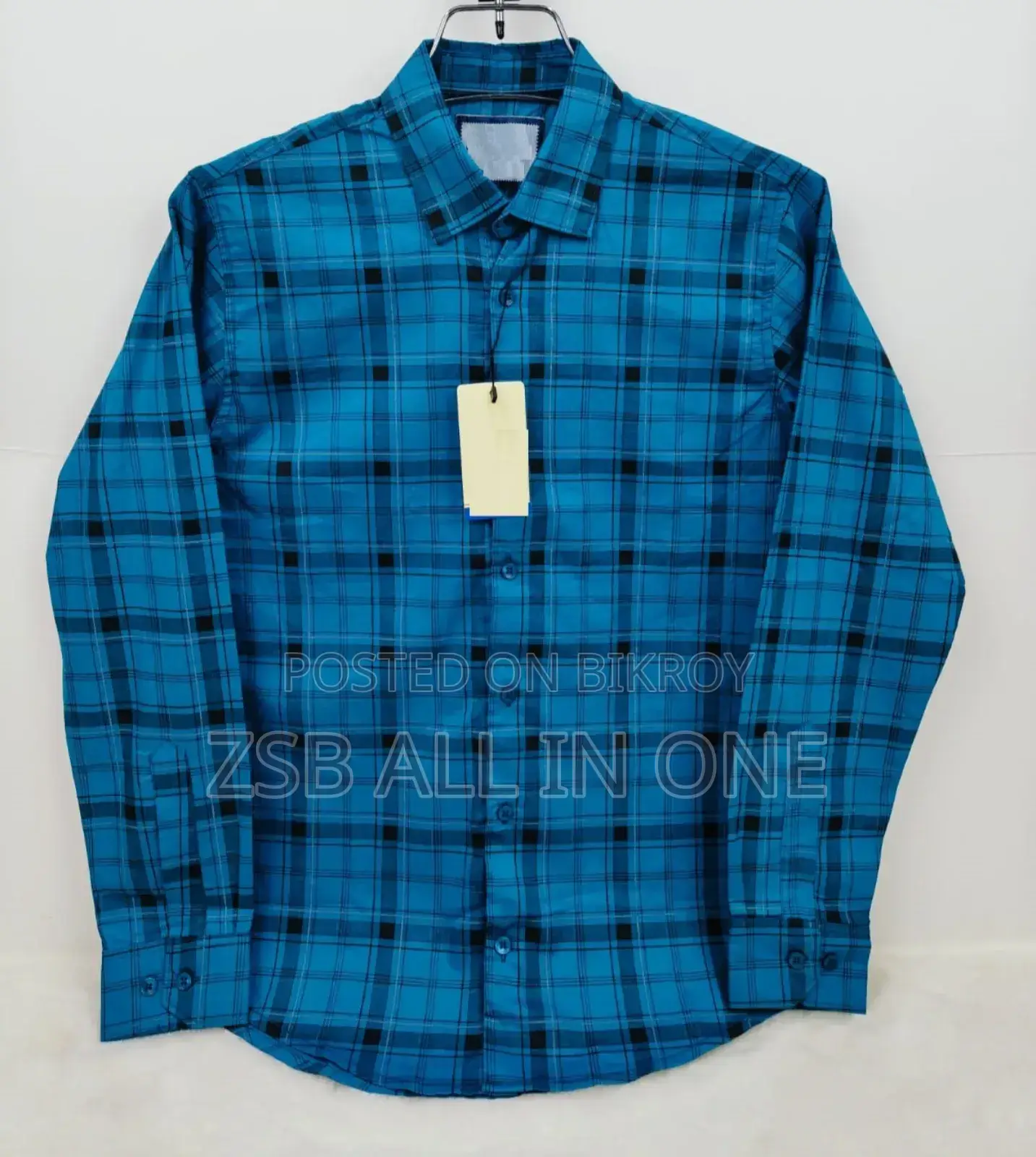 Pure Cotton Full Sleeve Check Shirt TGHG Dhuggg