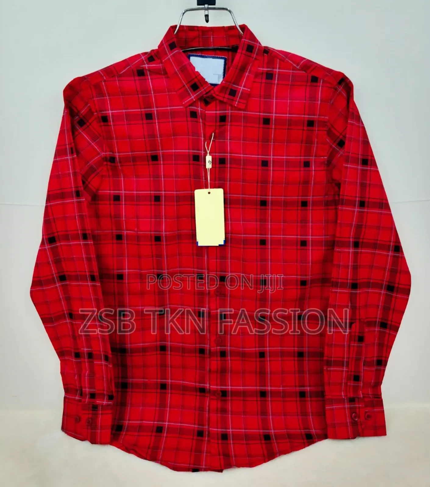 Pure Cotton Full Sleeve Check Shrit TGHG Dhuggg