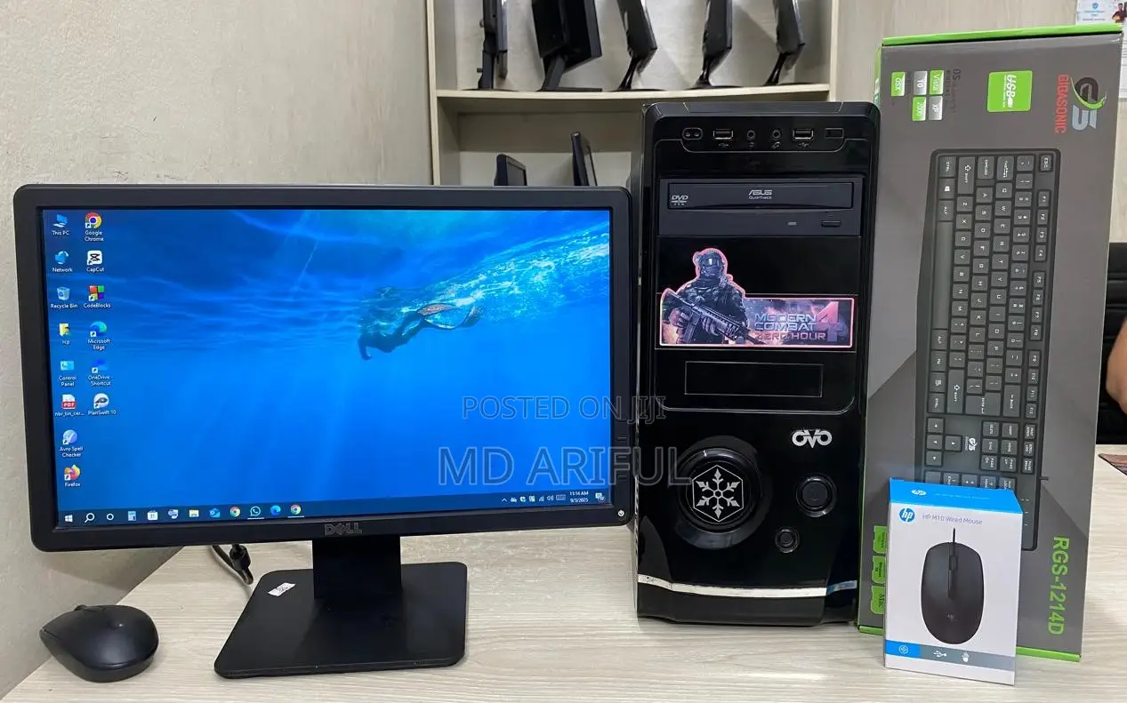 Desktop Computer 8GB Intel Core I3 SSD 128GB