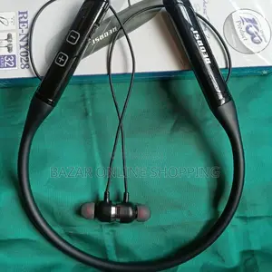 Photo - Recrsi Re-Ny028 Hanging Neckband Earphone - Black 10820