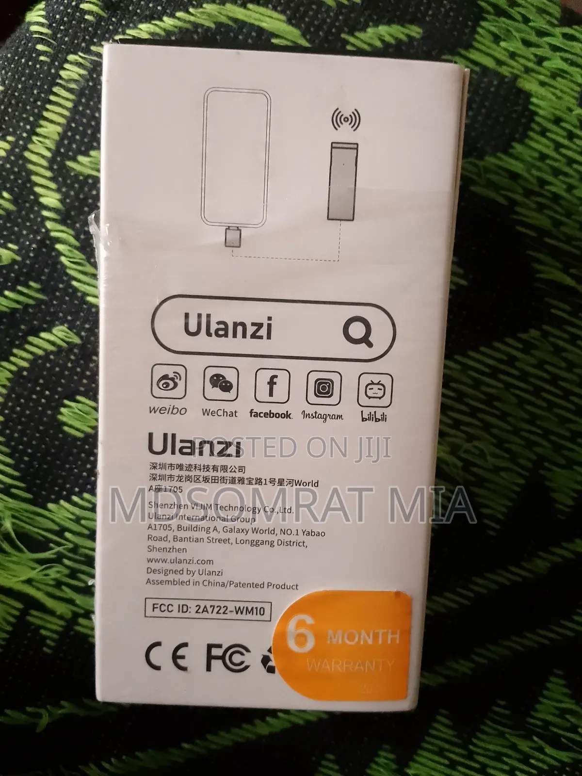 Ulanzi WM-10 Wireless for Video Recording, Vlogging, and Interviews