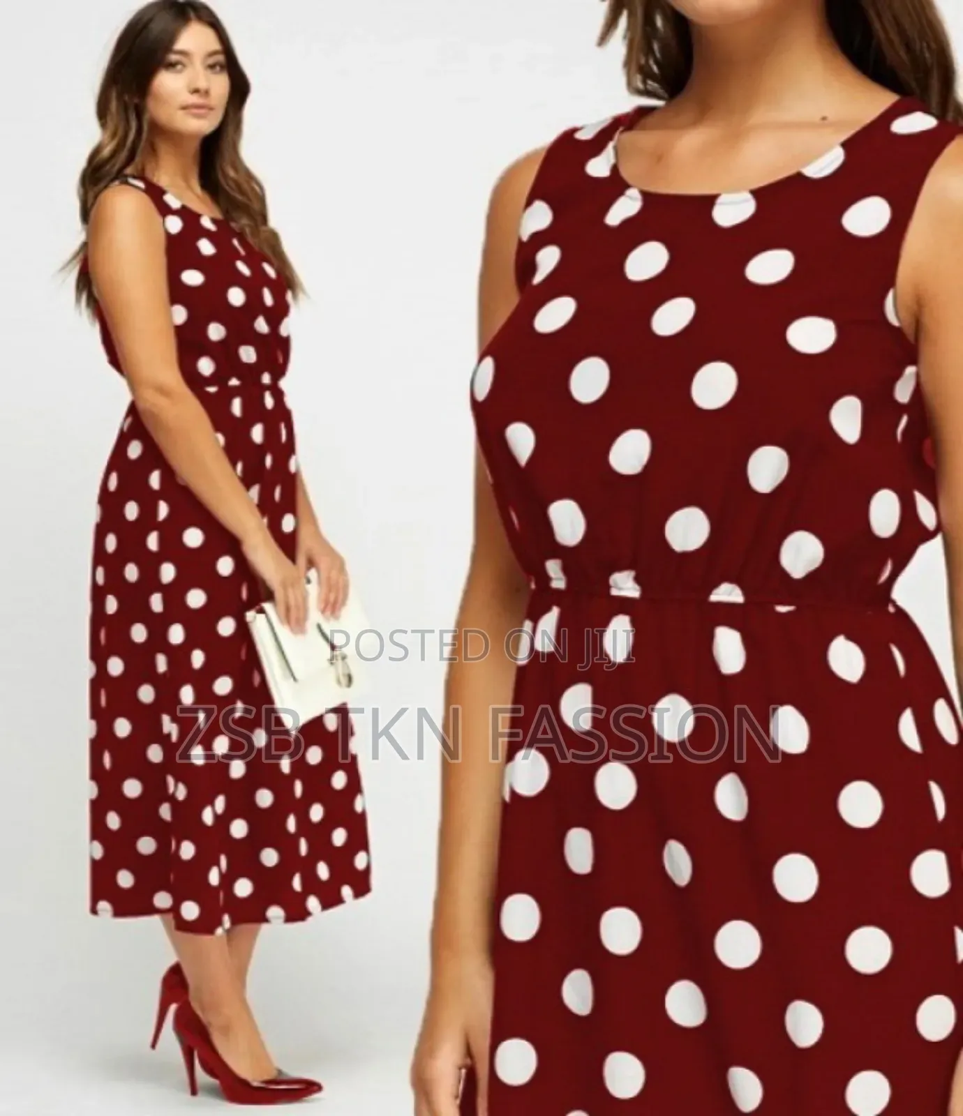 Sleeveless Exclusive Stylish Dot Print Kurti HVJH FJHGF