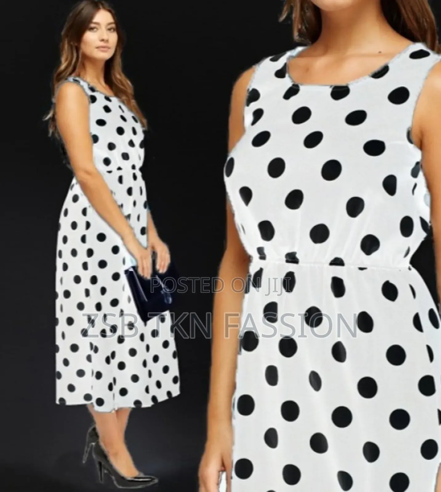 Sleeveless Exclusive Stylish Dot Print Kurti HVJH FJHGF
