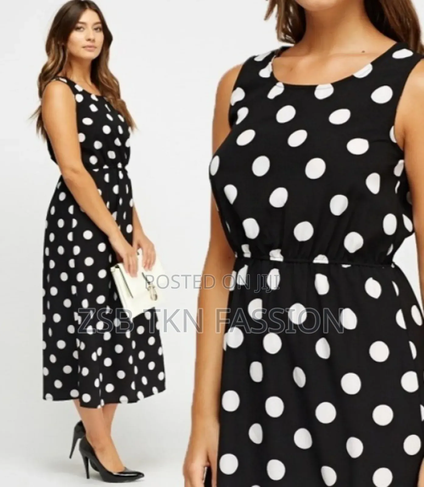 Sleeveless Exclusive Stylish Dot Print Kurti HVJH FJHGF