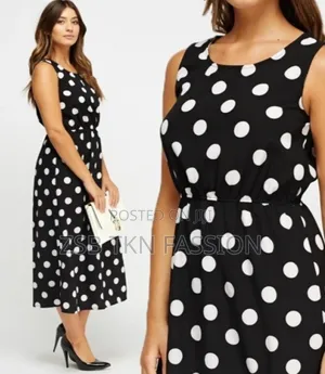 Sleeveless Exclusive Stylish Dot Print Kurti HVJH FJHGF