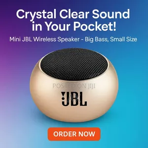 Photo - JBL M3 Mini Metal Portable Wireless Bluetooth Speaker.