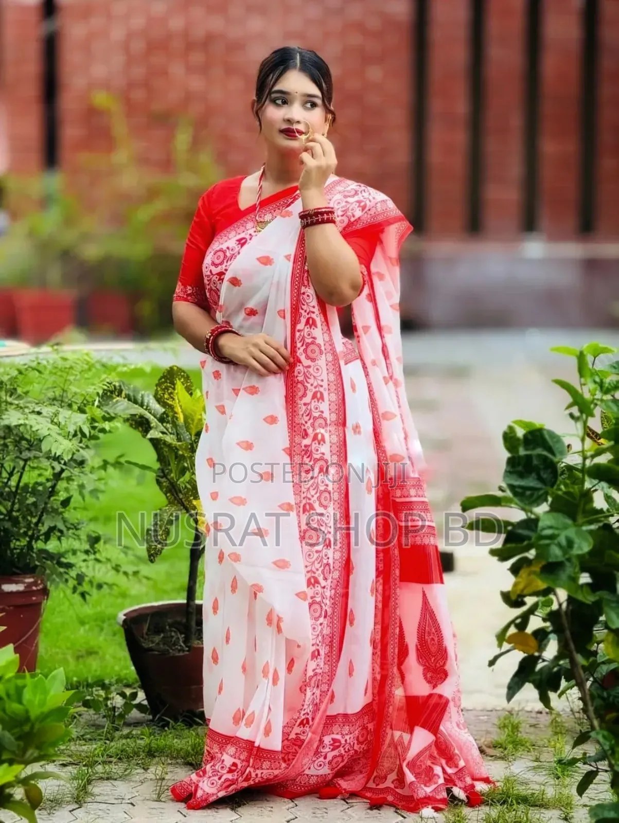 Digital Print Sharee With Blause PCS