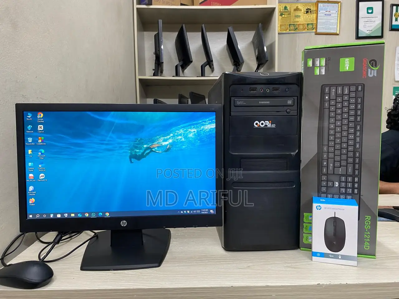 Desktop Computer 8GB Intel Core I3 SSD 128GB