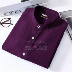 Men's Solid Colour Cotton Full Sleeve Shirt