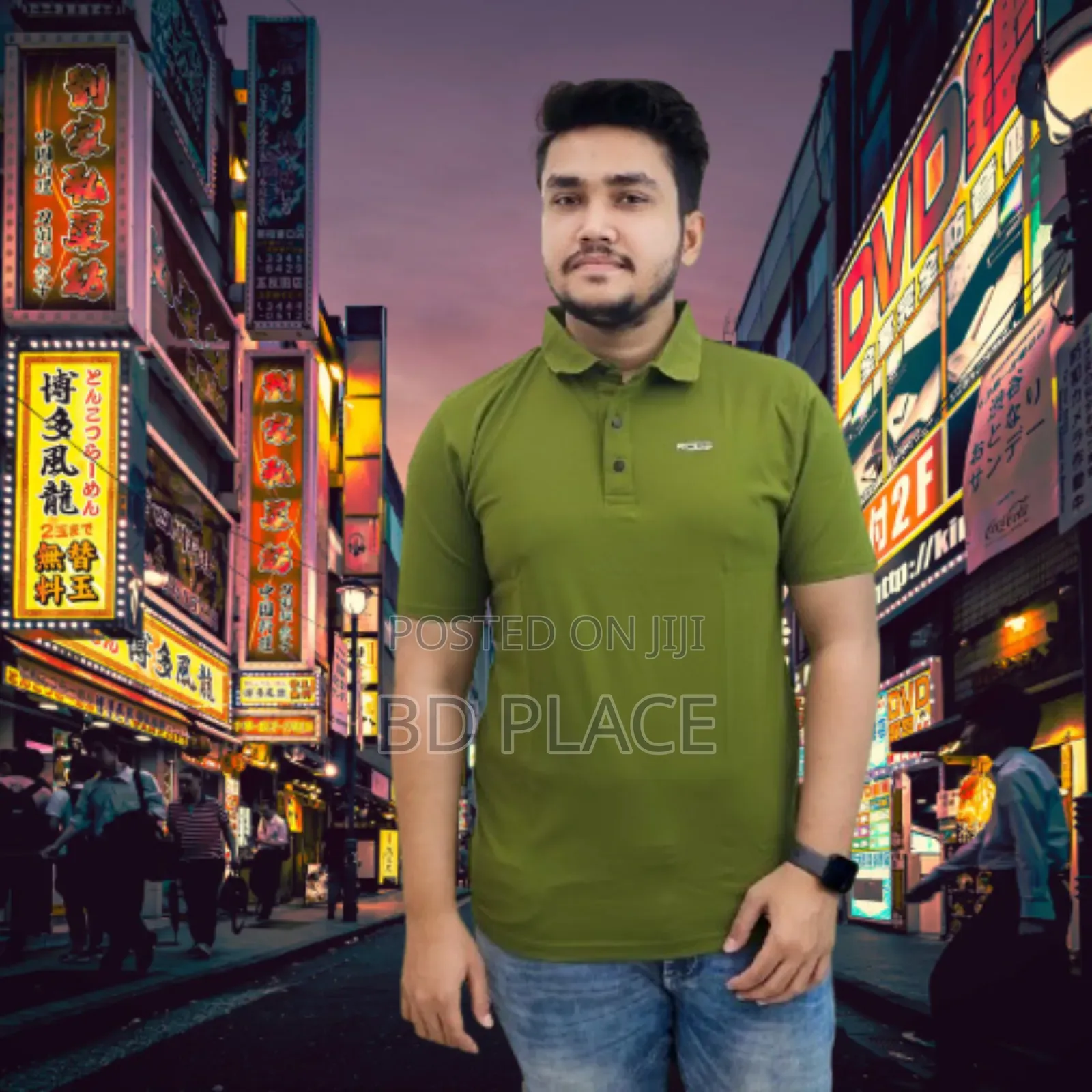 China Stretch Half Sleeve Polo Shirt