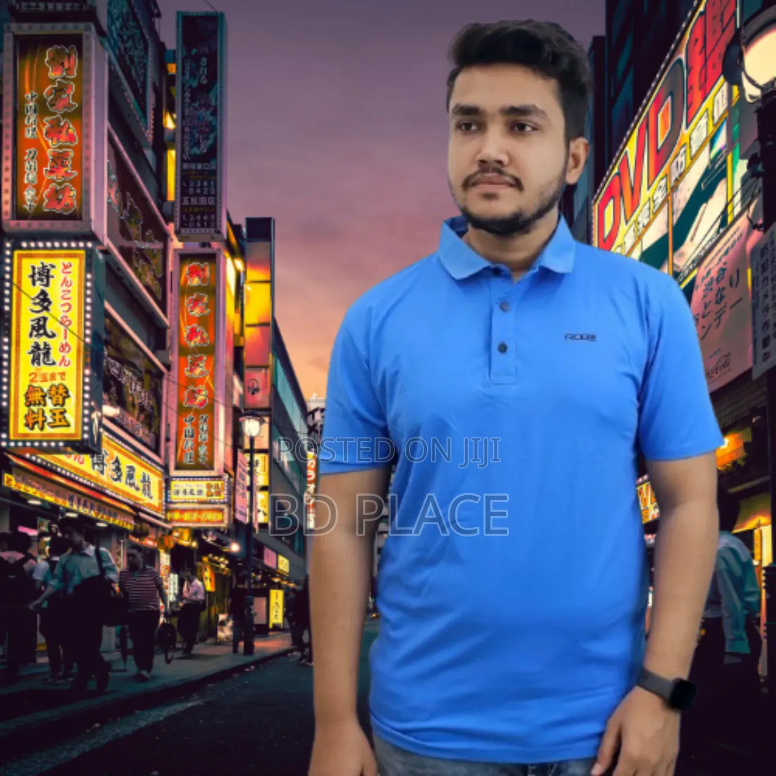 China Stretch Half Sleeve Polo Shirt