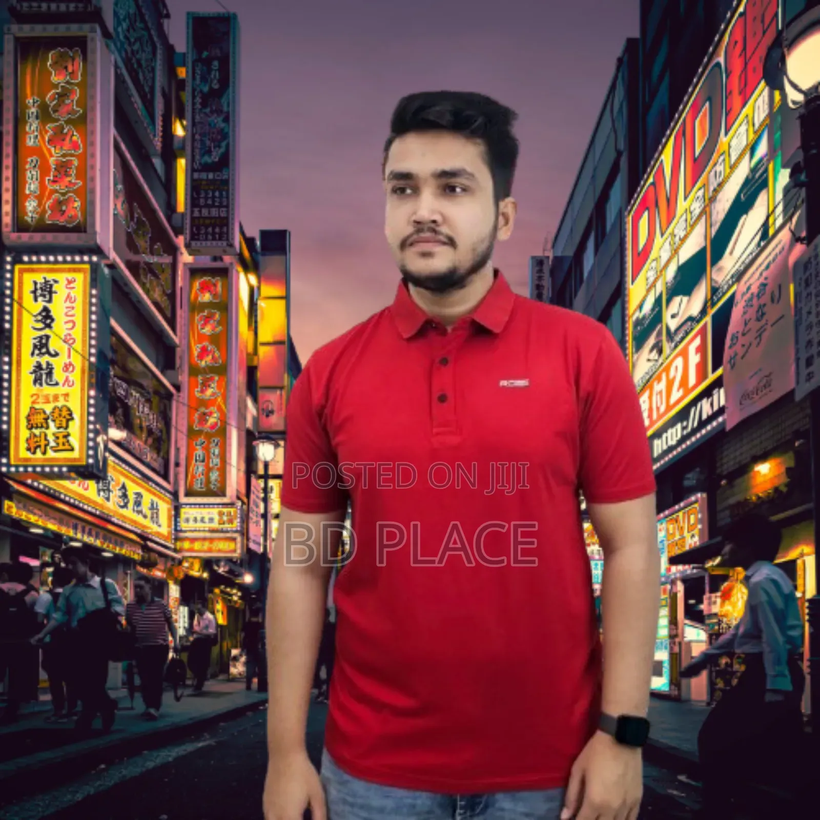 China Stretch Half Sleeve Polo Shirt