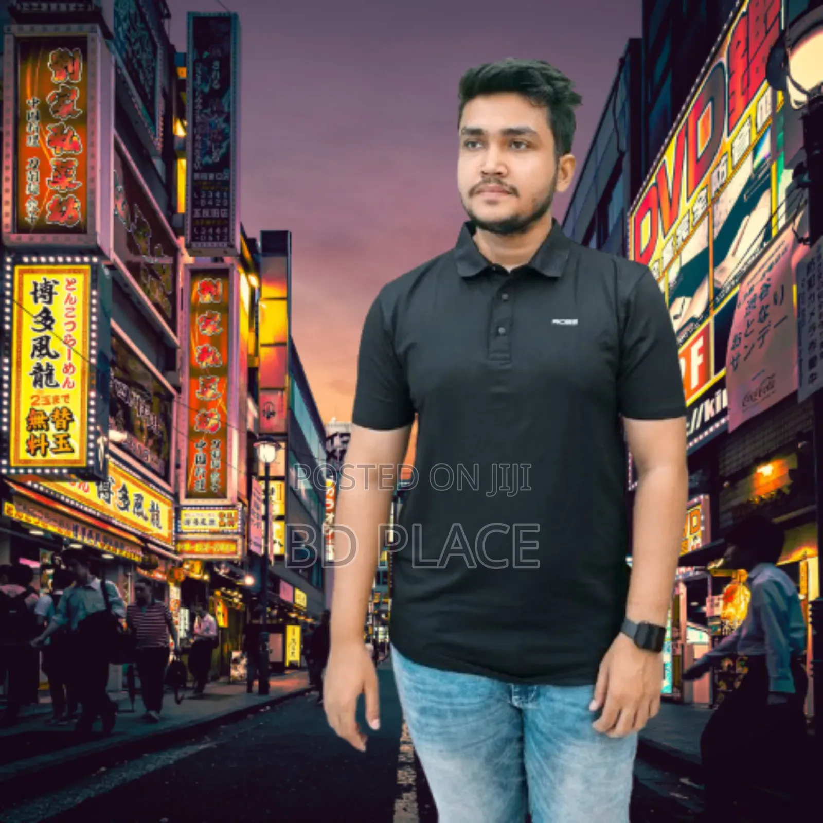 China Stretch Half Sleeve Polo Shirt