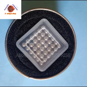 Set of Magnetic Balls, Also Known as Neocubes Used as a Puzzle.