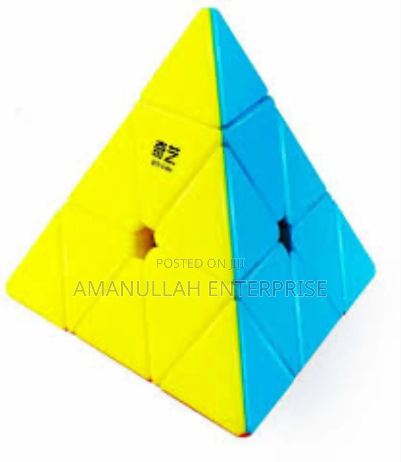 Pyramid Speed Cube, Also Known as a Pyraminx.