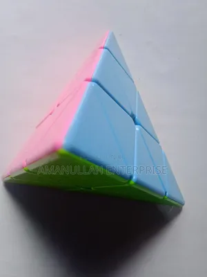 Pyramid Speed Cube, Also Known as a Pyraminx.